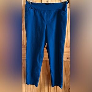 N Touch Navy Blue Ankle-Length Women's Pants